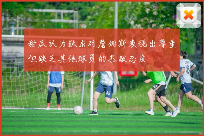 甜瓜认为狄龙对詹姆斯表现出尊重但缺乏其他球员的恭敬态度